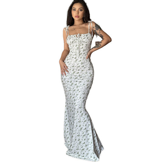 Sexy Strapless Bodycon Dress with Wrap Front for Women